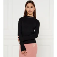 Swetry dla dziewczynek - Pinko UP Sweter Regular Fit - miniaturka - grafika 1