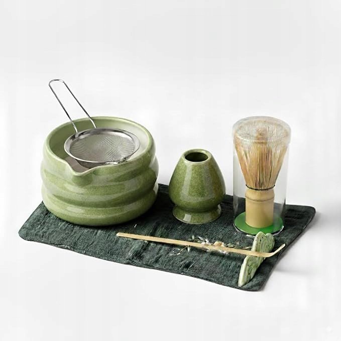 Zestaw Do Japońskiej Herbaty Matcha Zestaw Do Robienia Matchy Zielony