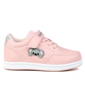 Buty trekkingowe dziecięce - Buty dziewczęce sportowe na rzep Lotto ANIMOL - miniaturka - grafika 1