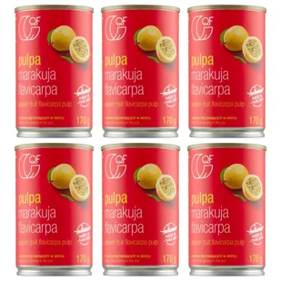 Quality Food Pulpa z marakui Zestaw 6 x 170 g - żywność - Dżem - miniaturka - grafika 1