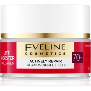 Eveline Cosmetics, Lift Booster Collagen aktywnie naprawczy krem-wypełniacz zmarszczek 70+ 50ml - Kremy do twarzy - miniaturka - grafika 1