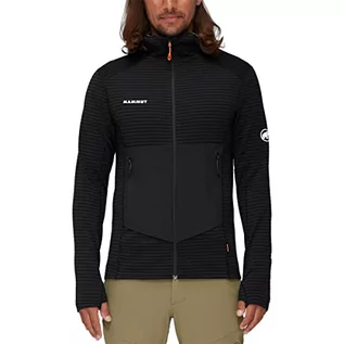 Kurtki męskie - Mammut Męska kurtka 1014 Midlayer Aconcagua, czarna, regular, czarny, M - grafika 1