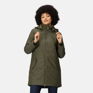 Regatta Damska Kurtka Parka z Kapturem Fantine Ciemne Khaki, Rozmiar: 38 - Kurtki damskie - miniaturka - grafika 1