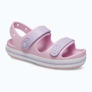 Sandały dziecięce Crocs Crocband Cruiser Kids 209424 ballerina/lavender - Buty dla dziewczynek - miniaturka - grafika 1