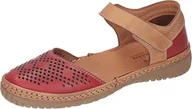 Sandały damskie - Manitu Sandały damskie 910049-04, czerwone, 39 EU - miniaturka - grafika 1