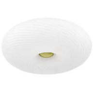 Lampy sufitowe - NOWOCZESNA LAMPA SUFITOWA PLAFON BIAŁO-ZŁOTY MONARTE D38 - miniaturka - grafika 1