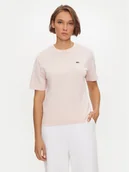 Koszulki i topy damskie - Lacoste T-Shirt TF7215 Różowy Loose Fit - miniaturka - grafika 1