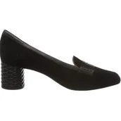 Czółenka - Buty damskie Geox Ortensia czołenka klasyczne czarne skóra zamszowa-36 - miniaturka - grafika 1