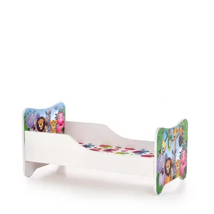 Łóżko Dziecięce z Materacem Happy Jungle Halmar - Łóżka dla dzieci i młodzieży - miniaturka - grafika 1