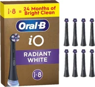 Końcówki do szczoteczek elektrycznych - Wymienne końcówki Oral-B iO Radiant White 8szt czarne - Końcówki do szczoteczek - miniaturka - grafika 1