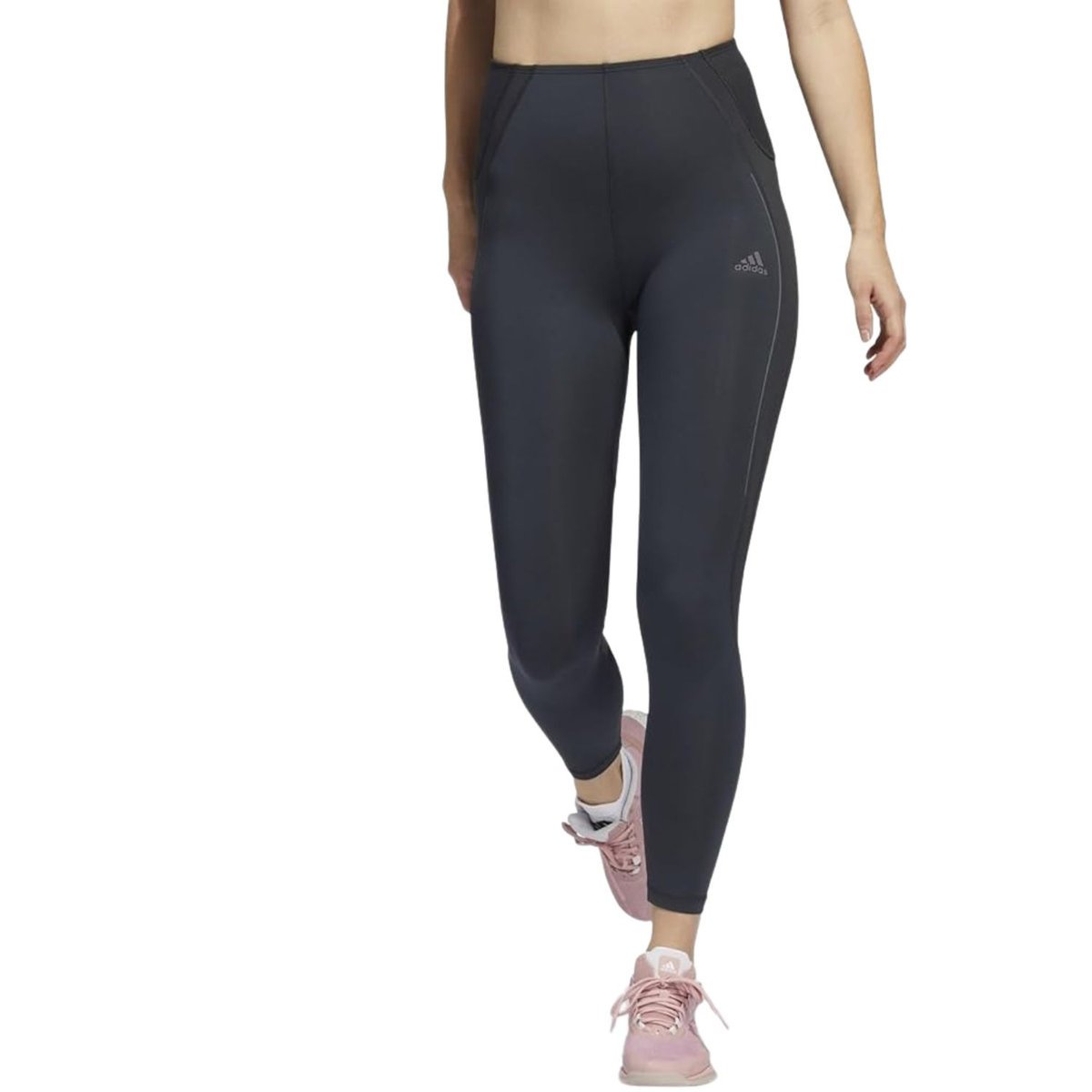 Legginsy damskie Adidas Trld 7/8 sportowe szare-XXS