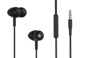 Tellur Basic Sigma Wired In-Ear Headphones With Microphone, czarne - Słuchawki - miniaturka - grafika 2