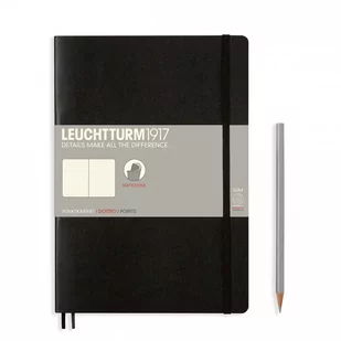 Leuchtturm 1917 notes kieszonkowy, miękka okładka, format: B5, 121 stron, czarny 349298 - Pozostałe akcesoria dla plastyków - miniaturka - grafika 1