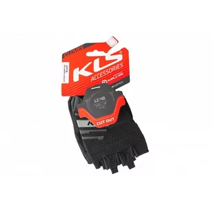 Rękawiczki KELLYS CUTOUT SHORT 022 czarne M - Rękawiczki rowerowe - miniaturka - grafika 1