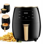 Frytownice gastronomiczne - Frytkownica Beztłuszczowa Air Fryer Mocna Duża Misa Frytownica 4 Programów - miniaturka - grafika 1