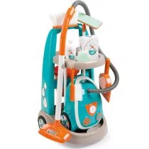 Smoby Wózek do sprzątania i odkurzacz 330309 330309 - Zabawki AGD - miniaturka - grafika 1