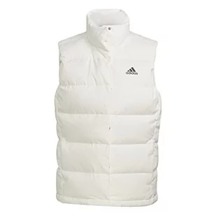adidas Damska kurtka (Down) Helionic Down Vest, biała, HG6278, 2XL - Kurtki damskie - miniaturka - grafika 1