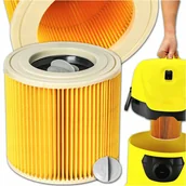 Filtry do odkurzaczy - FILTR DO ODKURZACZA KARCHER WD3 WD 3 Filter MV3 WD2 SE4001 KWD3 V12 V15 - miniaturka - grafika 1
