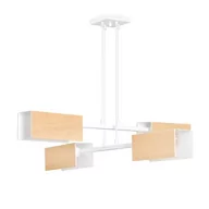 Lampy sufitowe - Emibig Zaper lampa wisząca 4-punktowa biała 617/4 0617/4 - miniaturka - grafika 1