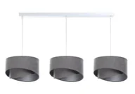 Lampy stojące - Szara asymetryczna lampa wisząca nad stół - 3X S501 H1-K59 - miniaturka - grafika 1