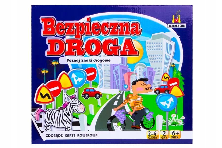 Gry Planszowe Bezpieczna Droga - Gra Fizyczna Dla Najmłodszych Edukacyjna