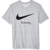 Koszulki męskie - Nike koszulka sportowa męska szara t-shirt DB5589-063 r. XL - miniaturka - grafika 1