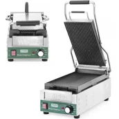 Piece, kotły  i płyty grzejne gastronomiczne - Grill kontaktowy ryflowany Panini Compresso Slimline 140 - 300 C 1800 W - miniaturka - grafika 1
