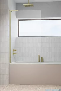 Radaway Modo SL Brushed Gold Pnj parawan nawannowy 80cm lewy szczotkowane złoto 10316080-99-01L - Akcesoria do armatury i ceramiki - miniaturka - grafika 1