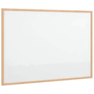 Tablice interaktywne - vidaXL Tablica magnetyczna z ramą z litego drewna sosnowego 80x55 cm - miniaturka - grafika 1