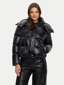 Kurtki damskie - Patrizia Pepe Kurtka puchowa 2O0050/A9M0-K103 Czarny Regular Fit - miniaturka - grafika 1