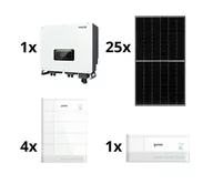 Akcesoria do kolektorów i fotowoltaiki - Zestaw solarny SOFAR Solar-10kWp JINKO+10kW inwerter hybrydowy 3f+10,24 kWh bateria - miniaturka - grafika 1