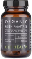Suplementy naturalne - Kiki Health Reishi / Maitake Mushroom Extract (60 kaps.) - miniaturka - grafika 1