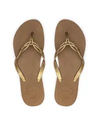 Klapki i japonki damskie - Havaianas Japonki 41232251856 Brązowy - miniaturka - grafika 1