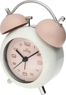 Zegary - MPM Budzik MPM C01.4433.23 Bell Alarm Cichy Mechanizm - miniaturka - grafika 1