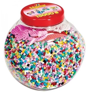 Hama 2066 Koraliki Midi 15 tys z podkładkami w Tubie - Prace ręczne dla dzieci - miniaturka - grafika 1