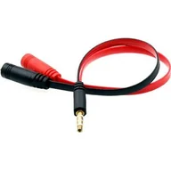 Kable komputerowe i do monitorów - Adapter/kabel Combo Jack 4 Polowy - 2 X Jack Audio - miniaturka - grafika 1