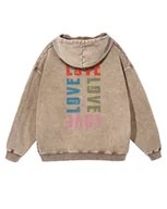 Bluzy męskie - Bluza Colors of Love Kolory Miłości Minimalizm Symbol Beżowy XXL - miniaturka - grafika 1