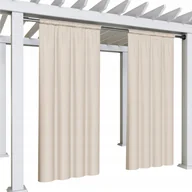 Zasłony - ZASŁONA ZACIEMNIAJĄCA OGRODOWA 155x240 ZASŁONY WODOODPORNE NA ZEWNĄTRZ - miniaturka - grafika 1