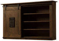 Regały - Regał Wiszący Railway #458 Drewniany Mango Loft Lakierowane 130X25X80 Cm B 8834 - miniaturka - grafika 1