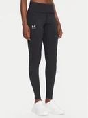 Legginsy - Under Armour Legginsy Rival 1386482 Czarny Slim Fit - miniaturka - grafika 1