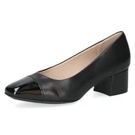 Czółenka - CAPRICE Damskie czółenka 9-22385-42, Black Comb, 36 EU, czarny Comb, 36 EU - miniaturka - grafika 1