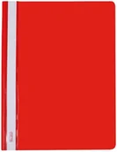 Teczki i skoroszyty - Biurfol Skoroszyt sztywny A4/PCV czerwony - miniaturka - grafika 1
