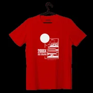 Odzież do sportów motorowych - T-shirt koszulka Nissan 200SX S13 JDM czerwona-S - miniaturka - grafika 1