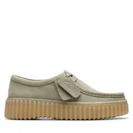 Półbuty damskie - Półbuty Clarks Torhill Bee 26181190 Zielony - miniaturka - grafika 1