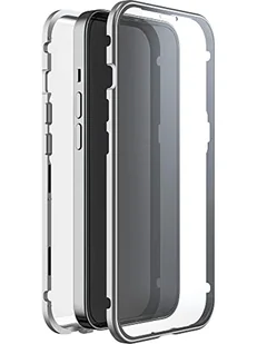 Black Rock - Etui ze szkła 360 stopni pasuje do Apple iPhone 14 Pro I etui na telefon komórkowy, zamknięcie magnetyczne (przezroczyste ze srebrną ramką) - Etui i futerały do telefonów - miniaturka - grafika 1
