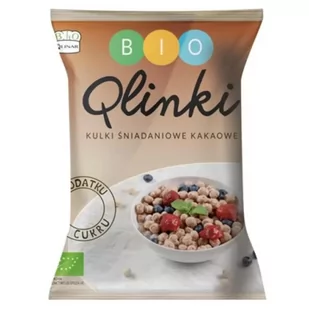 Kulki śniadaniowe Kakaowe Bioqlinki, 35g - Płatki śniadaniowe i musli - miniaturka - grafika 1