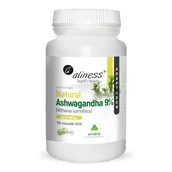 Układ nerwowy - Natural Ashwaganda 560 mg Aliness - 100 kaps. VEGE - miniaturka - grafika 1