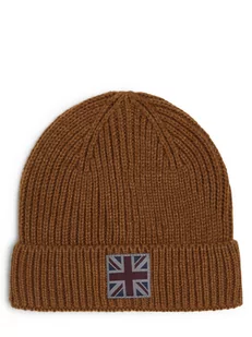 Finshley & Harding London - Czapka męska, brązowy - Czapki męskie - miniaturka - grafika 1