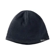 Czapki męskie - Czapka zimowa Jack Wolfskin BRAND BEANIE midnight sky - ONE SIZE - miniaturka - grafika 1