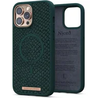 Etui i futerały do telefonów - Njord Obudowa dla telefonów komórkowych Jord na Apple iPhone 13 Pro Max SL14162) Zielony - miniaturka - grafika 1